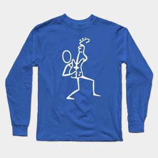 Guitar Player (white) Long Sleeve T-Shirt